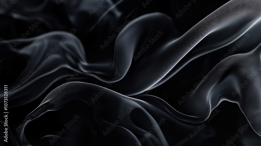 Fototapeta premium black satin background