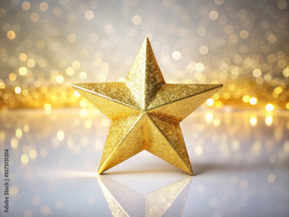 Shiny Gold Star on a Crisp White Background: A Symbol of Achievement, Inspiration, and Celebration, Perfect for Award Ceremonies, Promotions, or Creative Projects in Stock Photography Shiny Gold Star on a Crisp White Background: A Symbol of Achievement, Inspiration, and Celebration, Perfect for Award Ceremonies, Promotions, or Creative Projects in Stock Photography
