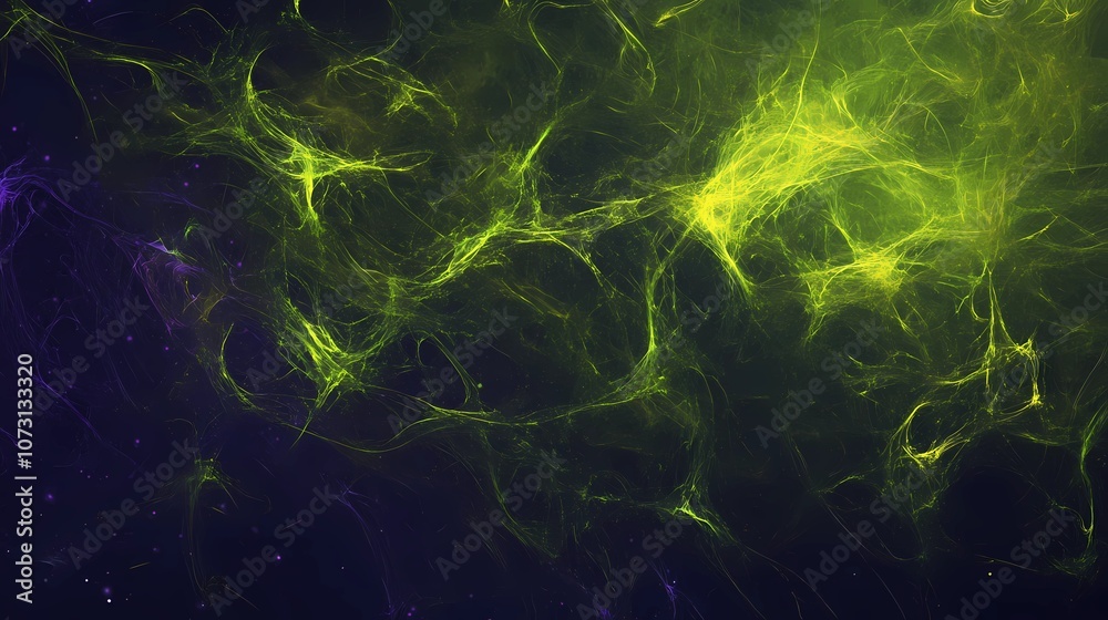 Obraz premium Abstract network design with luminous lines and connections forming neural links, symbolizing the complexity of artificial intelligence and technology