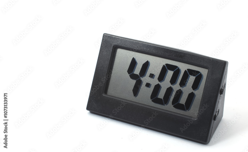 Digital clock displaying Digital clock displaying