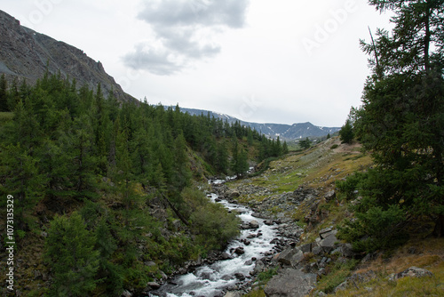 Mongol Altai mountains, beautiful lakes, valleys of Western Mongolia