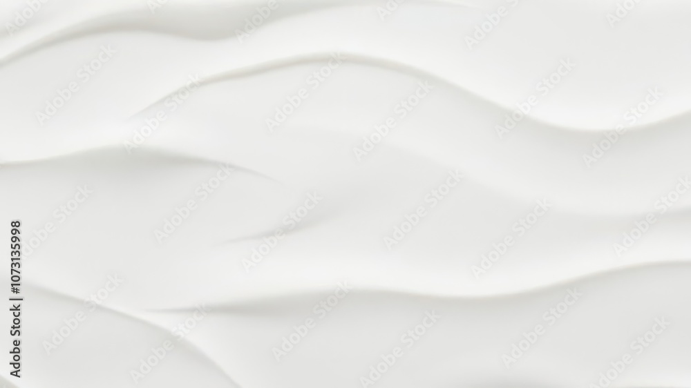 Obraz premium White cosmetic cream background with smooth texture and soft lighting, skincare regimen, clean beauty