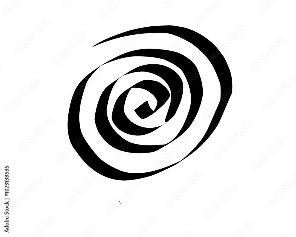Black spiral pattern design, This pattern creates an optical illusion that can give the impression of movement. Black spiral pattern design, This pattern creates an optical illusion that can give the impression of movement.