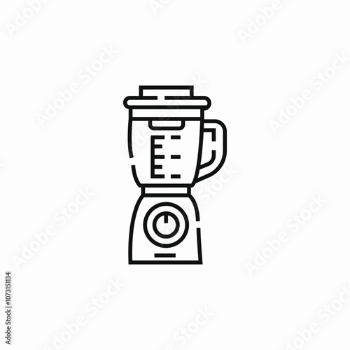 blender jar icon sign vector