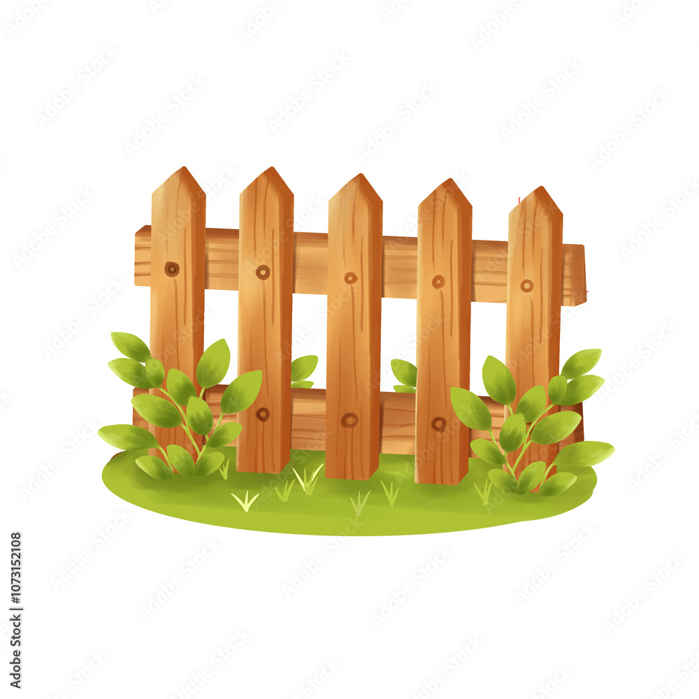 whimsical picket fence with grassy path whimsical picket fence with grassy path