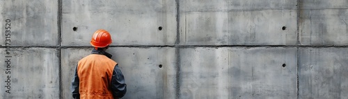 Engineer Inspecting Concret...