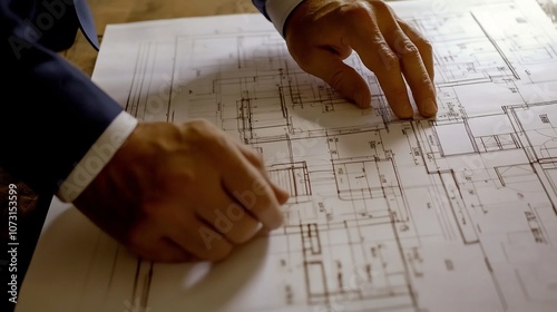 Engineer Reviewing Construc...