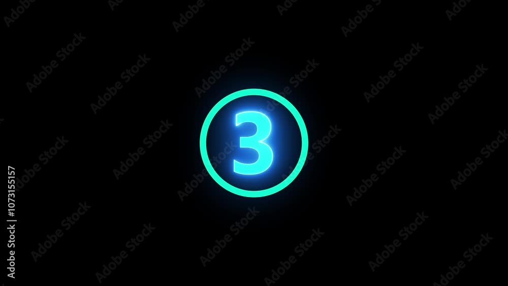 Technology interference circle count down numbers. Technology interference circle count down numbers.