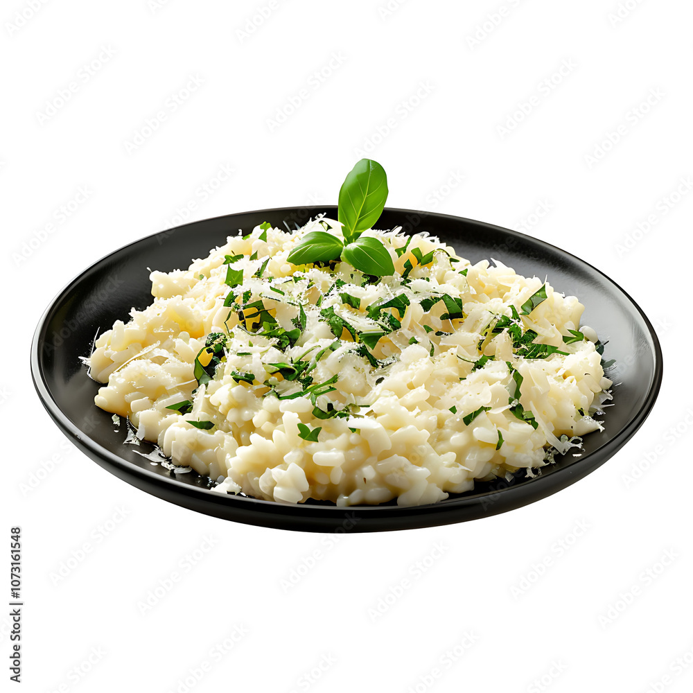 Risotto Isolated on Transparent Background Risotto Isolated on Transparent Background