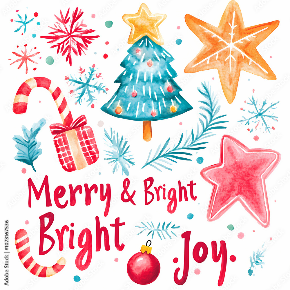 christmas tree with stars and snowflakes, xmas new year celebration decor clipart, watercolor illustration, isolated on a white background
christmas tree with stars and snowflakes, xmas new year celebration decor clipart, watercolor illustration, isolated on a white background
