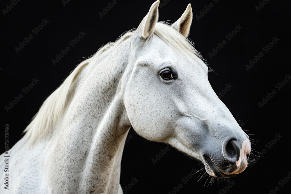White Horse Close Up, White Horse Close Up,