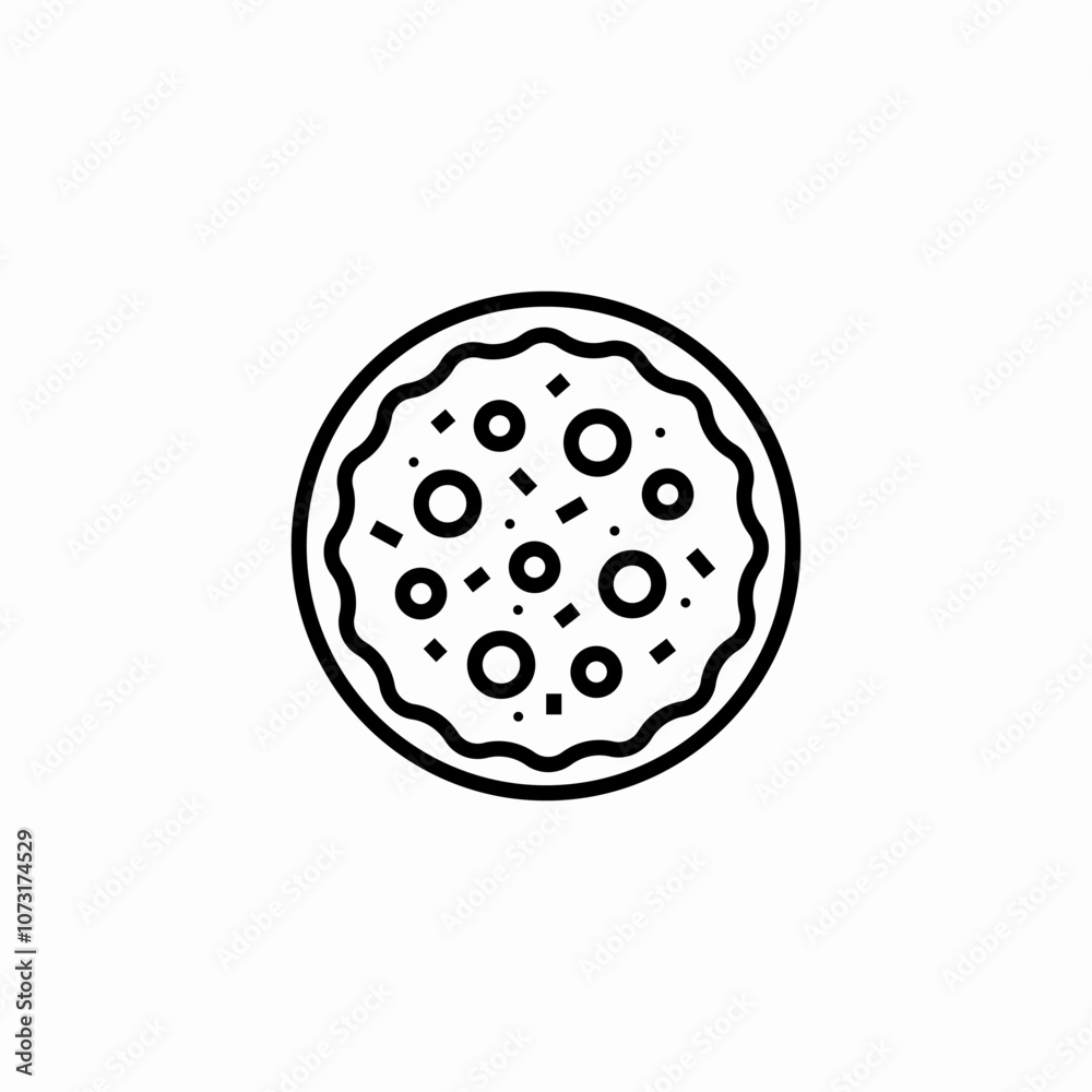 pizza meal icon sign vector pizza meal icon sign vector
