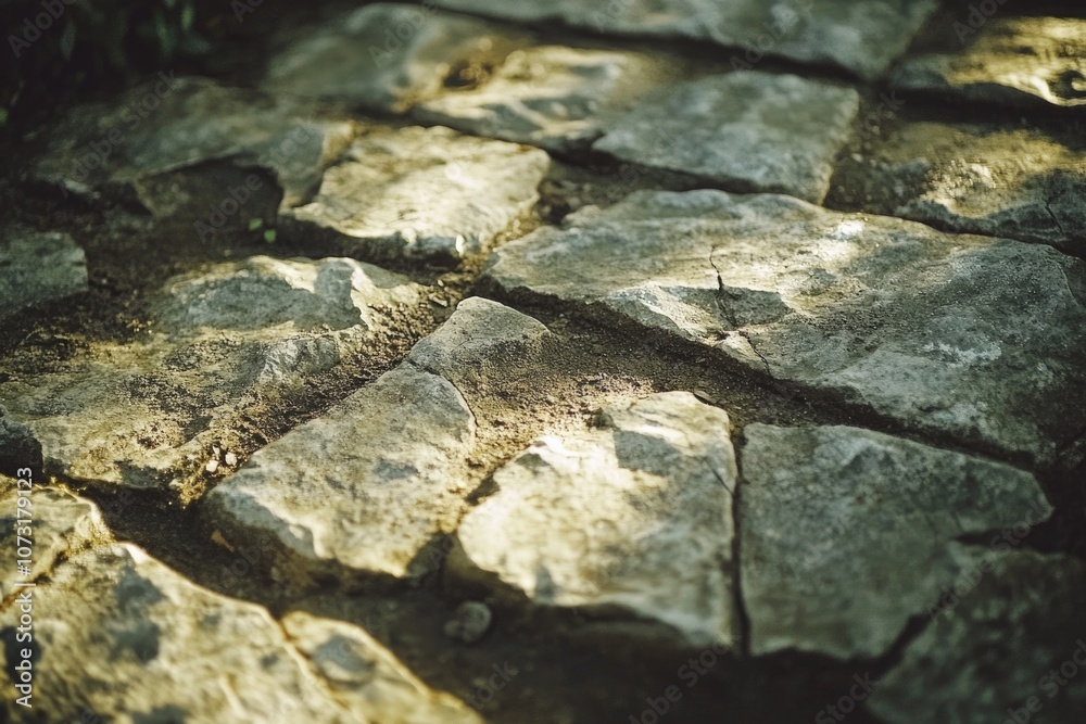 Obraz premium Stone Walkway Close Up