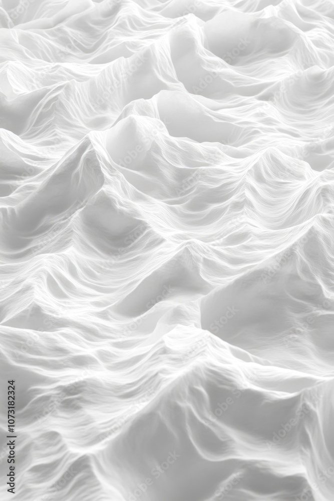 Fototapeta premium Black and White Wave Pattern