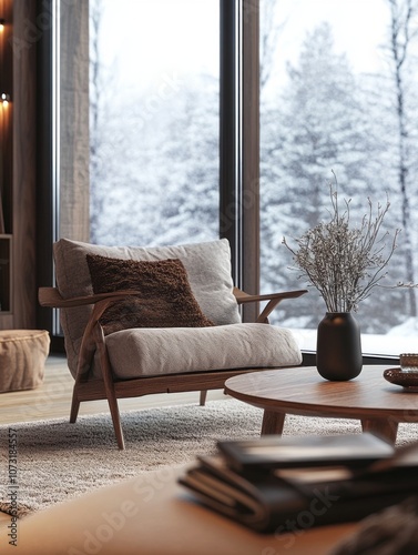 Modern Armchair with a View...