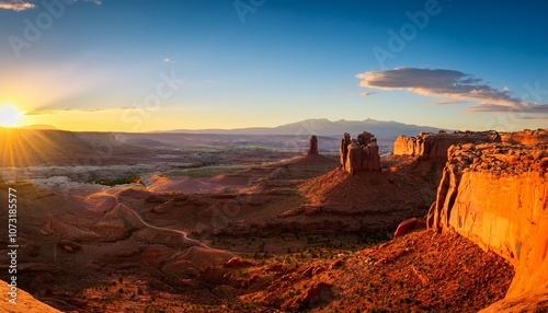 End of Day in Castle Valley: The Sun’s Final Touch on Moab’s Rugged Terrain