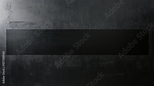 A seamless black horizontal streak across the dark backdrop, adding a sleek, refined elegance to the minimalist black canvas