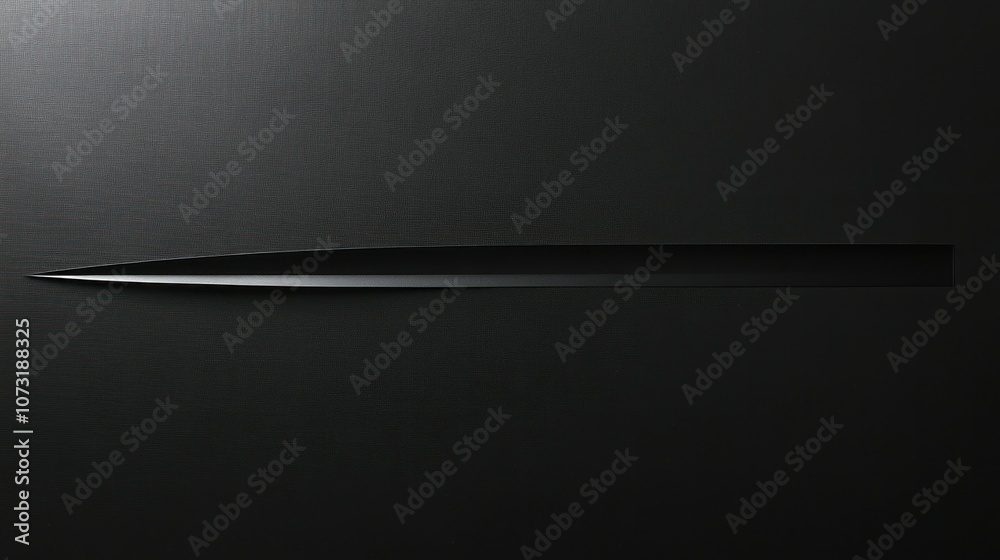 A sharp black flare cutting horizontally over the black canvas, creating a minimalist, sleek design with a touch of elegant modernity A sharp black flare cutting horizontally over the black canvas, creating a minimalist, sleek design with a touch of elegant modernity