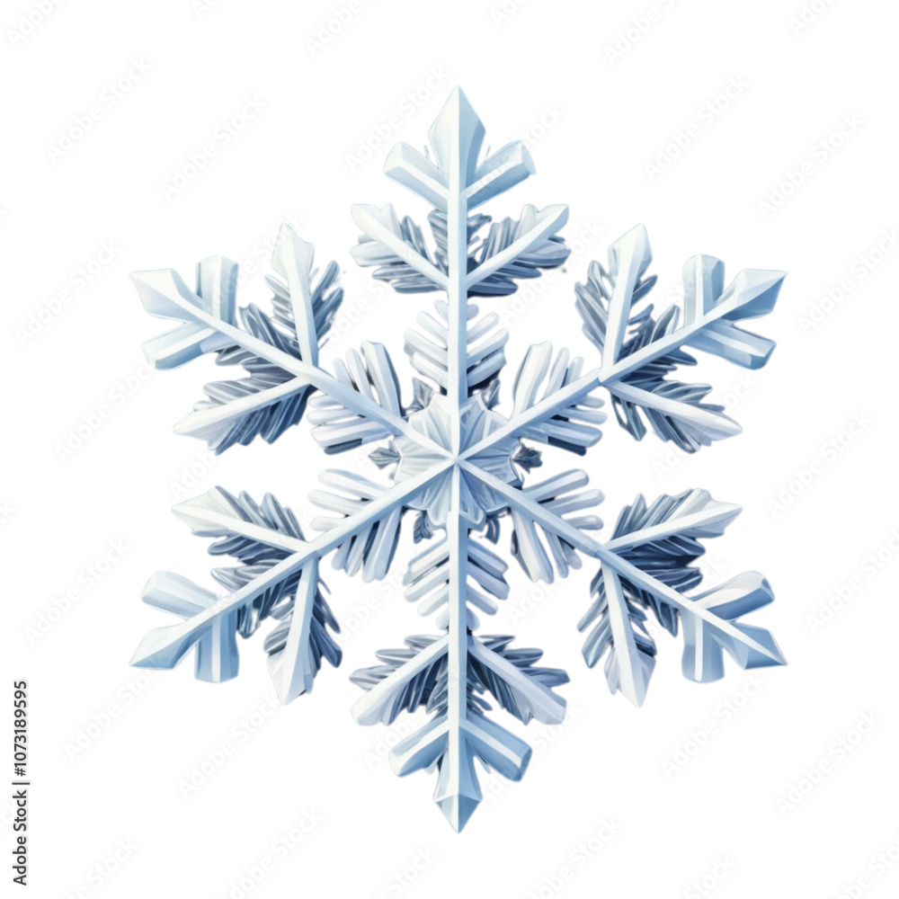 snowflake on a white background snowflake on a white background