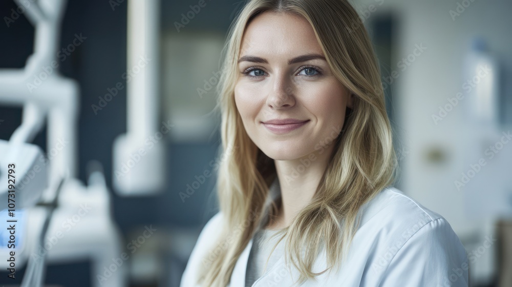 Portrait of a smiling Female Dentist Portrait of a smiling Female Dentist
