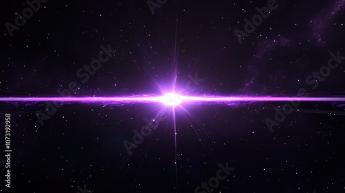 Elegant purple flare crossing the black background horizontally, with a minimalist yet sleek modern appeal