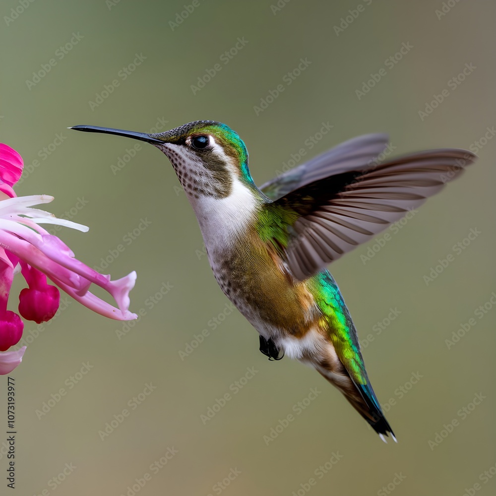 Fototapeta premium Hummingbird on a flower
