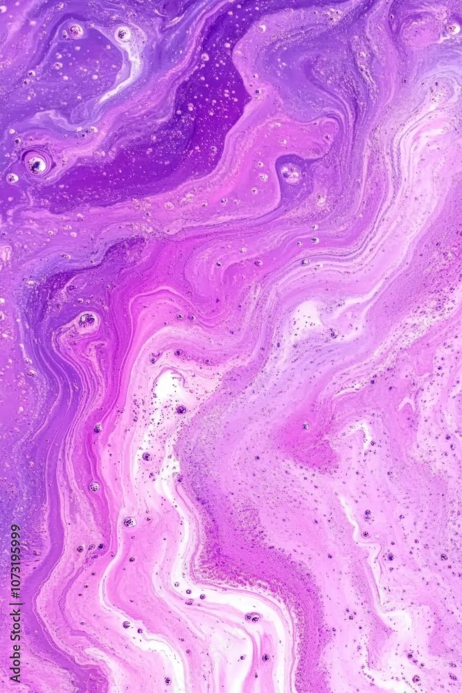 Purple and White Marble Close-up