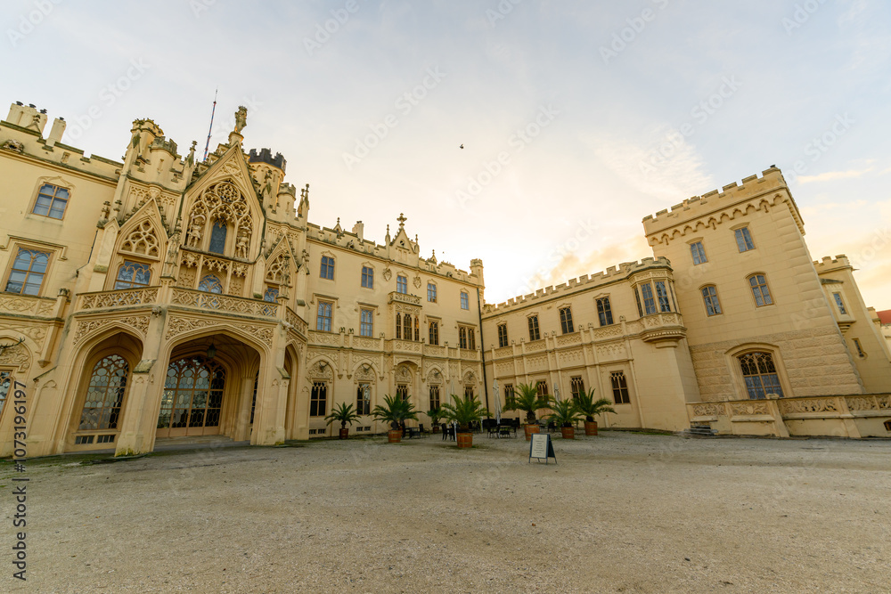 Obraz premium Valtice State Castle and Chateau, Morava, Czech Republic