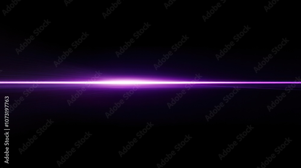 Horizontal purple light streak cutting through the deep black canvas, offering a striking and elegant visual with a sleek futuristic vibe Horizontal purple light streak cutting through the deep black canvas, offering a striking and elegant visual with a sleek futuristic vibe