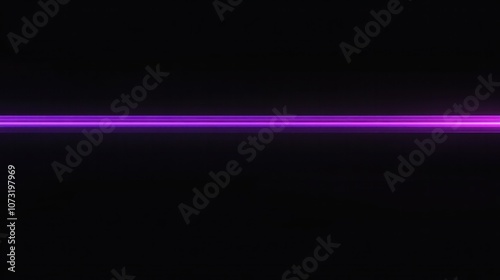 Horizontal purple streak across the minimalist black background, adding a touch of elegance and futuristic energy to the design