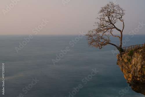 Landscape and seascape around Sawarna Beach