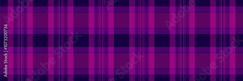 Glamor check vector tartan, place fabric pattern texture. Open seamless background textile plaid in dark and pink colors.