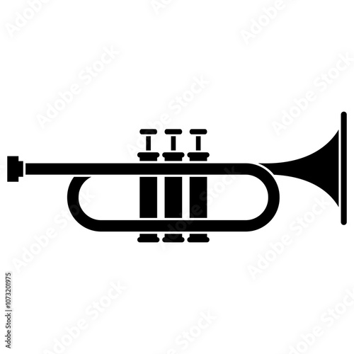 Horn instruments silhouette element