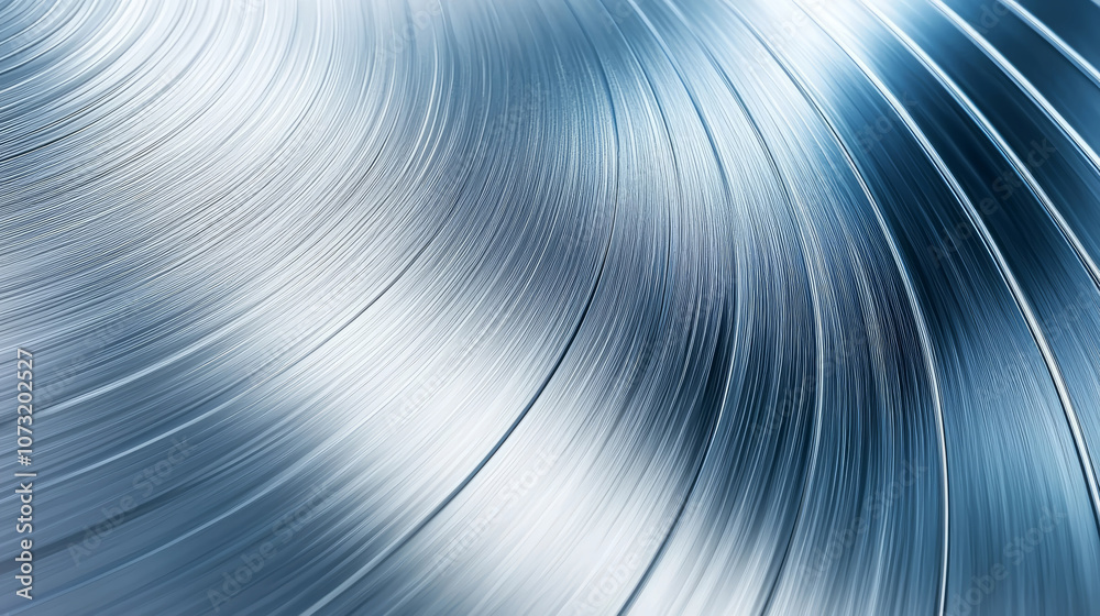 Elegant gradient brushed aluminum texture transitioning from white silver to soft blue Elegant gradient brushed aluminum texture transitioning from white silver to soft blue