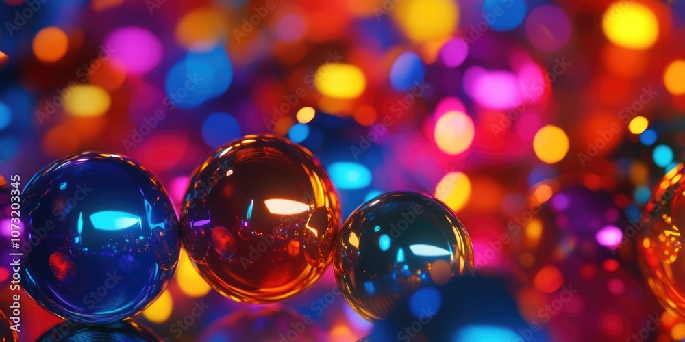 Shiny Balls Close Up Shiny Balls Close Up