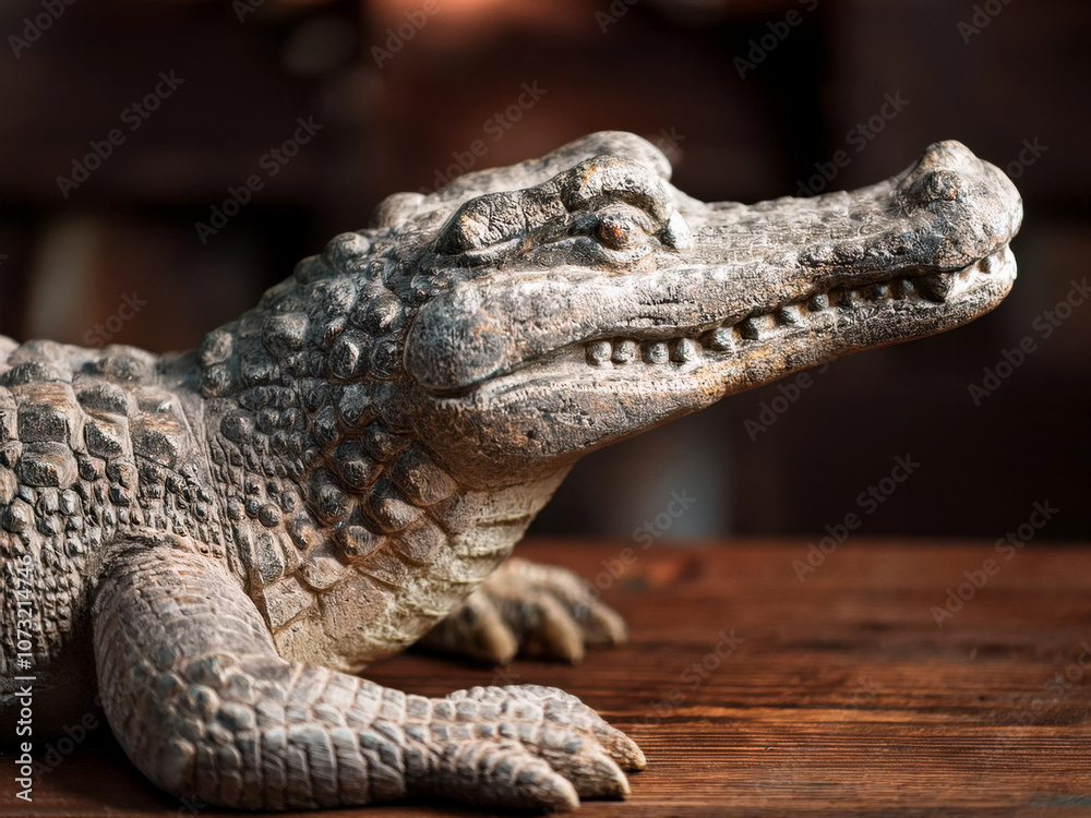 Obraz premium statue of a crocodile