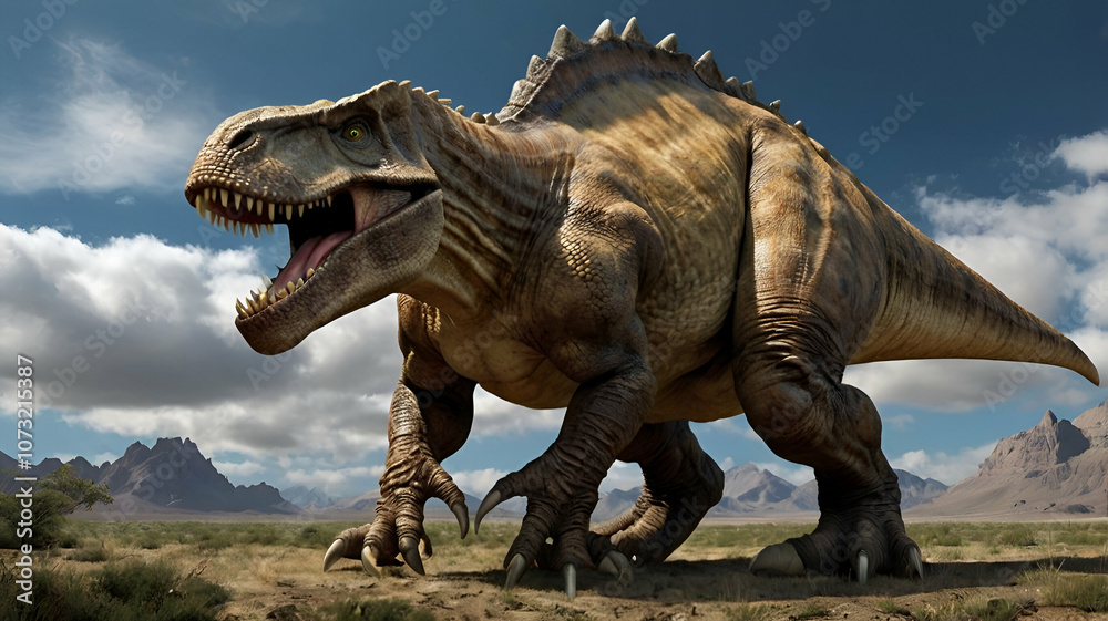 Fototapeta premium tyrannosaurus rex 3d render