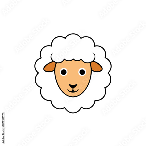 Hampshire Sheep
head vector illustration