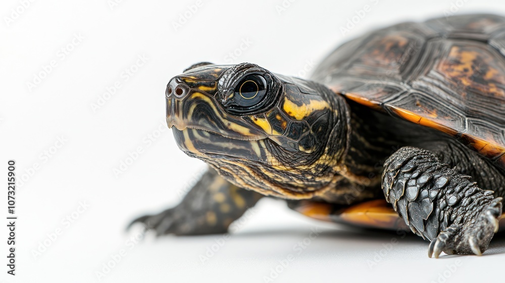 Close-up of a Turtle with a Curious Look Close-up of a Turtle with a Curious Look