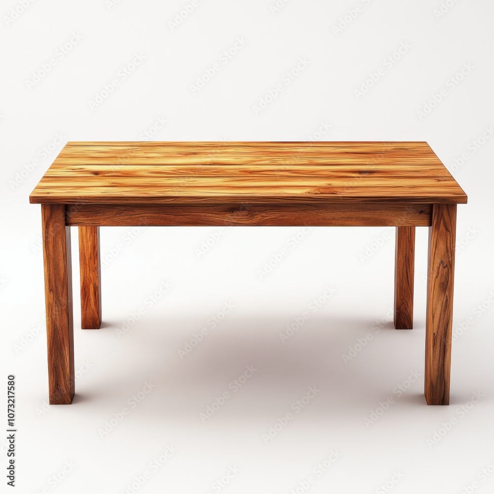 A wooden table with a simple design, featuring a natural finish and sturdy legs, creating an inviting centerpiece for dining or workspaces. A wooden table with a simple design, featuring a natural finish and sturdy legs, creating an inviting centerpiece for dining or workspaces.