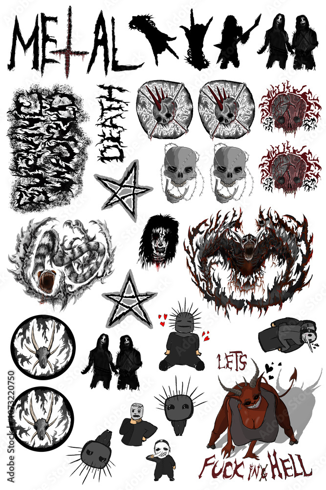 Naklejka premium custom metal stickers