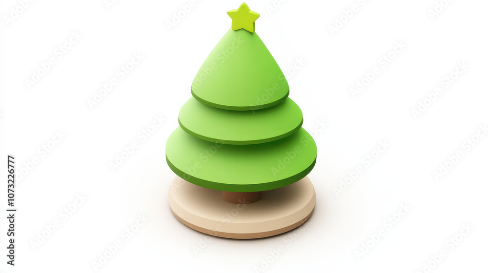 Pastel Green Decorative Christmas Tree, Modern Minimalist Holiday Home Decor Sculpture Pastel Green Decorative Christmas Tree, Modern Minimalist Holiday Home Decor Sculpture