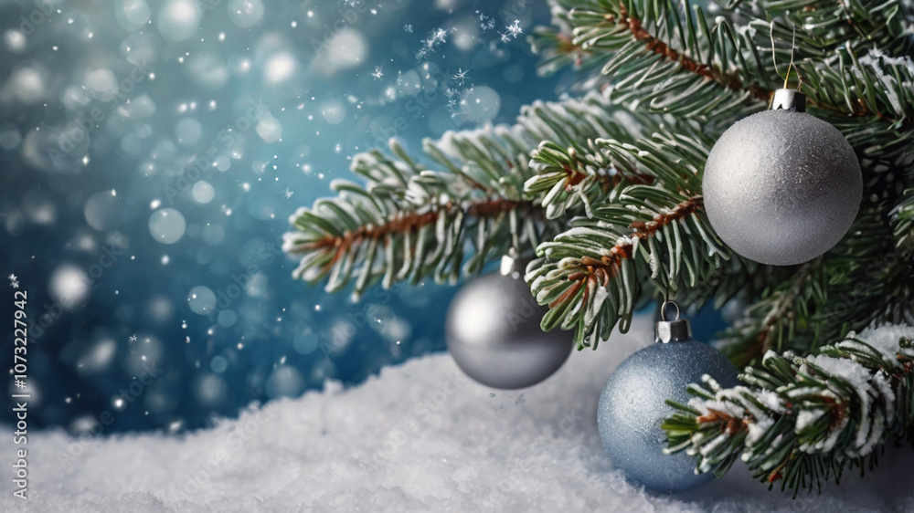 christmas background with christmas tree branches christmas background with christmas tree branches