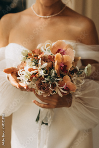 bridal bouquet of roses