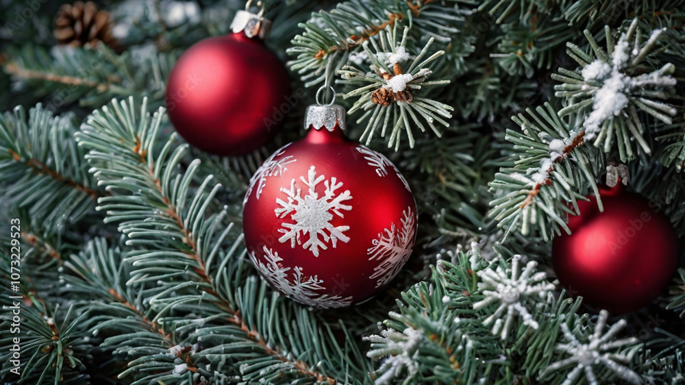 christmas background with christmas tree branches christmas background with christmas tree branches