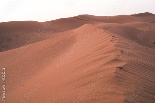 The Dunes of the Sahara desert, Merzouga, Morocco