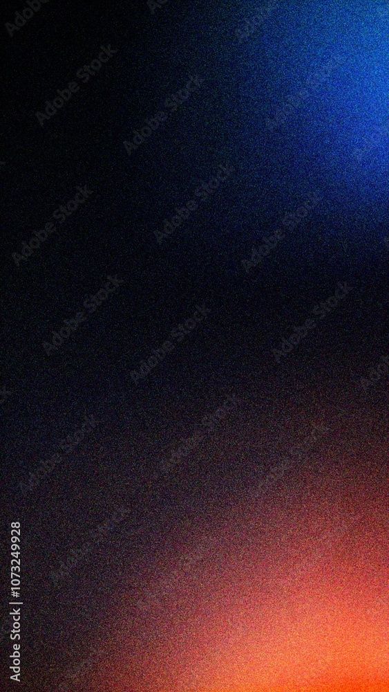 Blue orange grainy texture effect abstract gradient background dark vibrant color flow wave copy space Blue orange grainy texture effect abstract gradient background dark vibrant color flow wave copy space