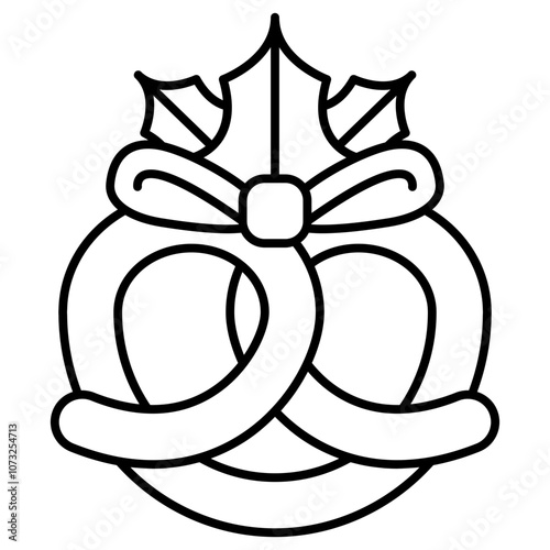 christmas pretzel