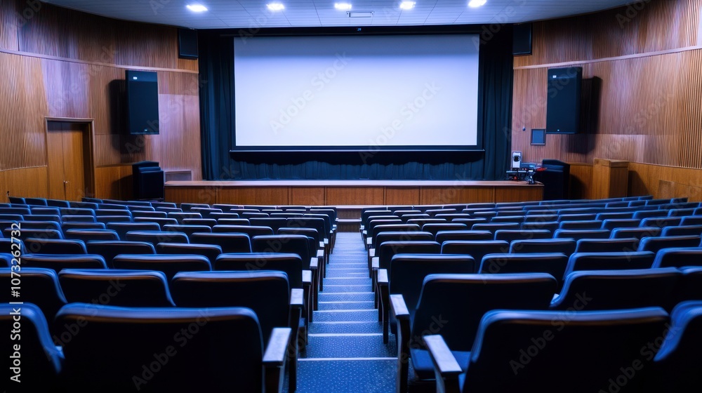 Fototapeta premium Empty Auditorium Awaiting Audience
