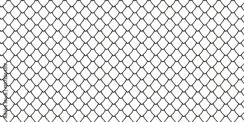 Fototapeta premium Attractive Ivory Dragon Scale Isolated On White Background